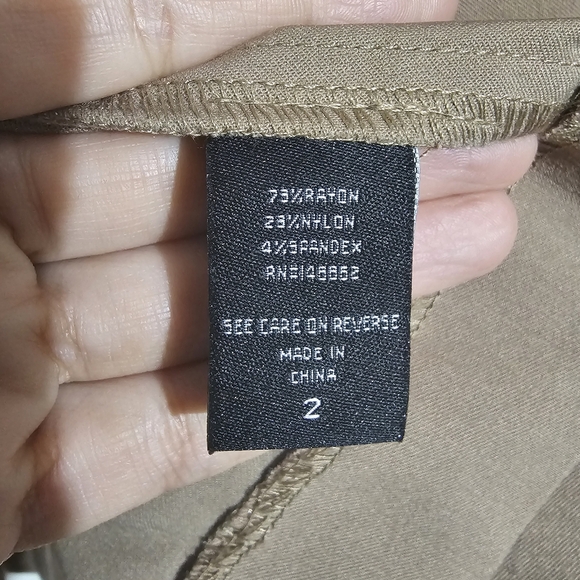 Torrid Tan Jacket with Rouched Sleeves Size 2 - Picture 6 of 9